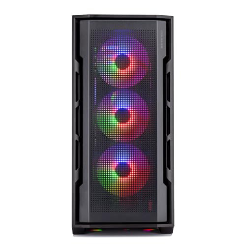 Skytech Gaming Rampage Desktop PC, Intel Ultra 7 265K 3.9 GHz(5.4 GHz Turbo), NVIDIA RTX 5060 Ti 8GB, 1TB Gen4 NVMe SSD, 32GB DDR5 RAM 5200 RGB, 850W Gold ATX 3 PSU, 360mm ARGB AIO, Wi-Fi, Win 11