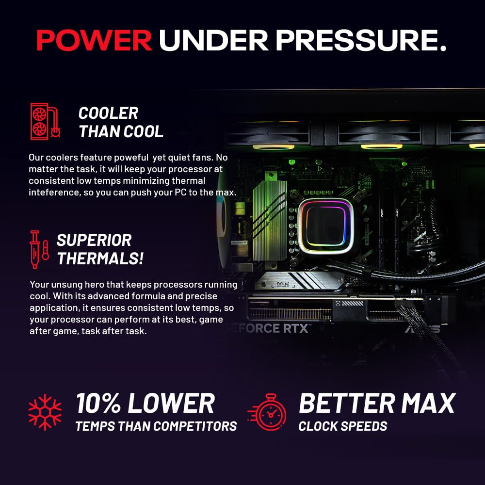 Skytech Gaming Rampage Desktop PC, Intel Ultra 7 265K 3.9 GHz(5.4 GHz Turbo), NVIDIA RTX 5060 Ti 8GB, 1TB Gen4 NVMe SSD, 32GB DDR5 RAM 5200 RGB, 850W Gold ATX 3 PSU, 360mm ARGB AIO, Wi-Fi, Win 11