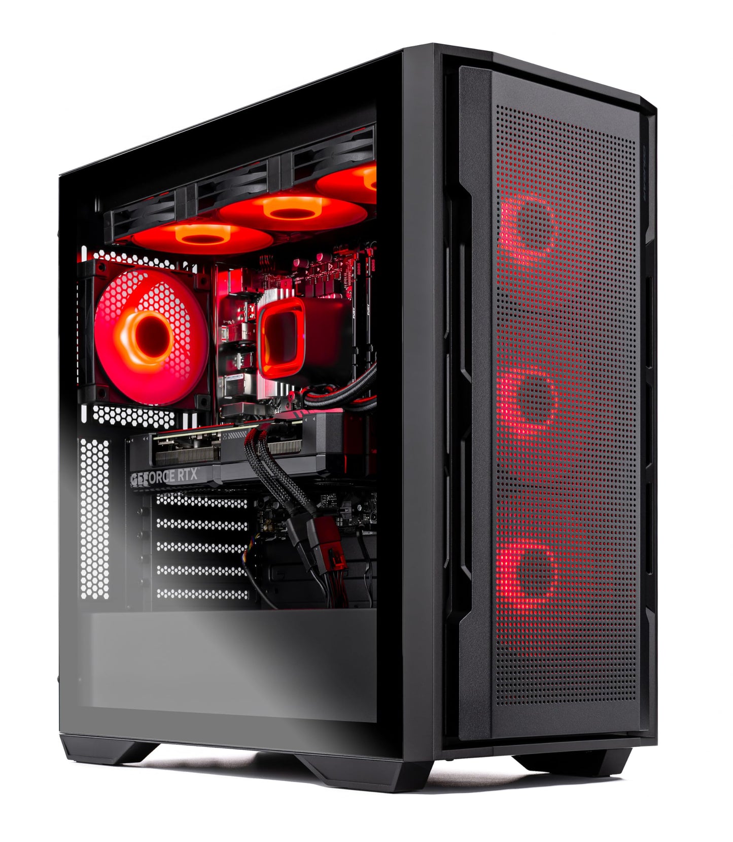 Skytech Gaming Rampage Desktop PC, Intel Ultra 7 265K 3.9 GHz(5.4 GHz Turbo), NVIDIA RTX 5060 Ti 8GB, 1TB Gen4 NVMe SSD, 32GB DDR5 RAM 5200 RGB, 850W Gold ATX 3 PSU, 360mm ARGB AIO, Wi-Fi, Win 11