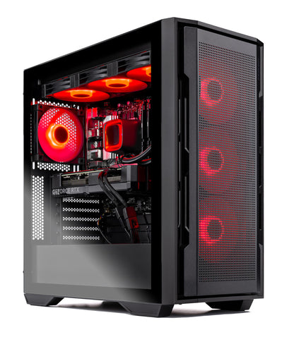 Skytech Gaming Rampage Desktop PC, Intel Ultra 7 265K 3.9 GHz(5.4 GHz Turbo), NVIDIA RTX 5060 Ti 8GB, 1TB Gen4 NVMe SSD, 32GB DDR5 RAM 5200 RGB, 850W Gold ATX 3 PSU, 360mm ARGB AIO, Wi-Fi, Win 11